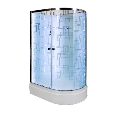 Душевая кабина Deto ЕМ2712 L N LED 