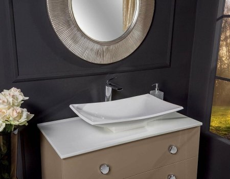 Столешница под раковину Boheme Armadi Art NeoArt 110 851-110 Белая 