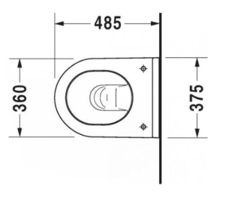 Унитаз подвесной Duravit Starck 3 2227090000 
