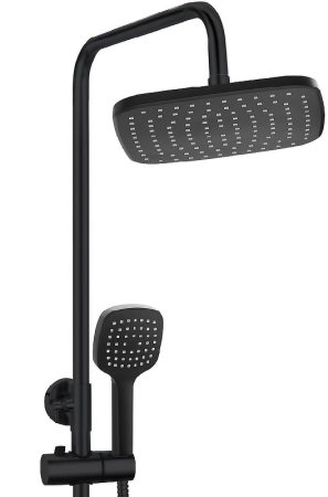 Душевая система Orange OneLife P01-912b Черная матовая 