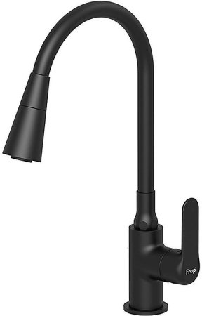 Смеситель для кухни Frap H17-6 F4417-6 Черный матовый 
