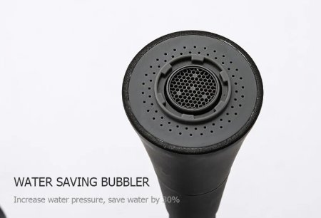 Смеситель для кухни Frap H17-6 F4417-6 Черный матовый 