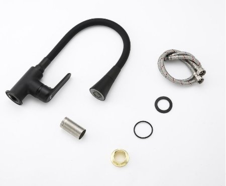 Смеситель для кухни Frap H17-6 F4417-6 Черный матовый 