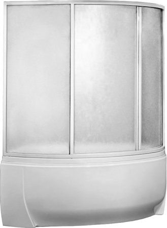 Акриловая ванна Bas Флорида 160x90 см L с гидромассажем 