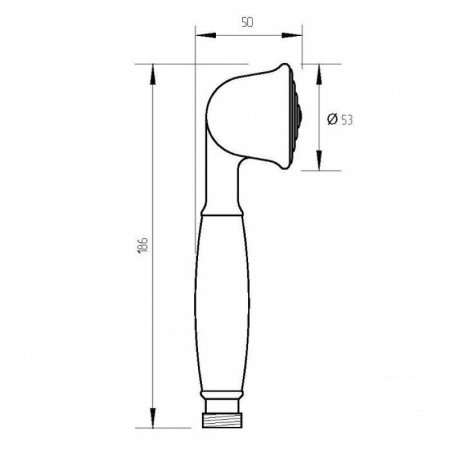 Ручной душ Migliore Ricambi 20043 Золото 