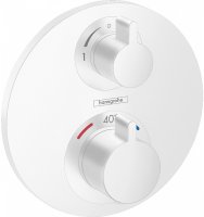 Смеситель для душа Hansgrohe Ecostat S 15758700 с термостатом Белый матовый
