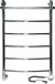 Полотенцесушитель электрический Ника Arc ЛД ВП 80/50-6 с полкой, R 