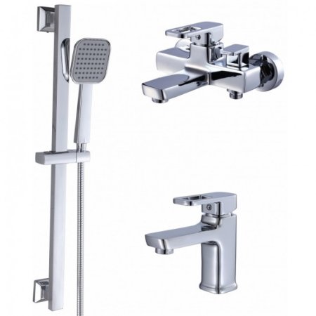 Набор для ванны 3 в 1 HANSEN H90008 Хром 