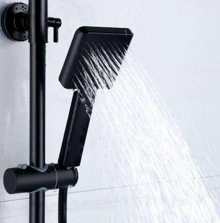 Душевая система Bond B01-8488 Черная матовая 