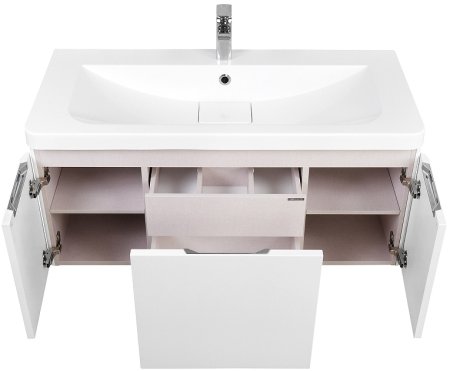 Тумба под раковину Aquaton Шерилл 105 1A206301SH010 подвесная Белая 