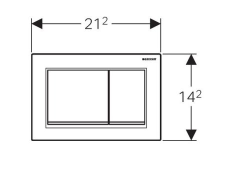 Кнопка смыва Geberit Omega 30 115.080.KJ.1 белая 
