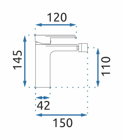 Смеситель для биде REA Hass REA-B9970 золото 