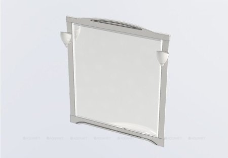 Зеркало Aquanet Луис 110 белый 