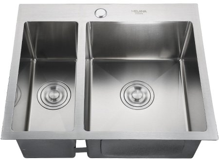 Кухонная мойка Melana Profline H575485S Сатин 