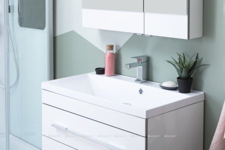 Зеркало-шкаф Aquanet Верона 90 белый 