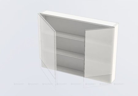 Зеркало-шкаф Aquanet Верона 90 белый 