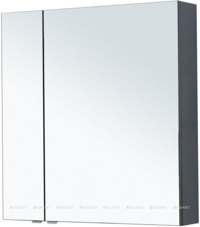 Зеркальный шкаф Aquanet Алвита New 80 Антрацит 