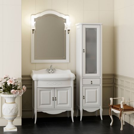 Тумба под раковину Opadiris Лоренцо 80 Z0000008220 Белая матовая 