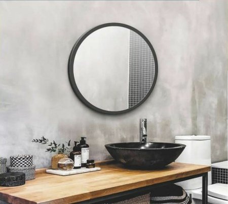 Зеркало Azario Манхэттен-лофт 70 ФР-00002429 Черное 