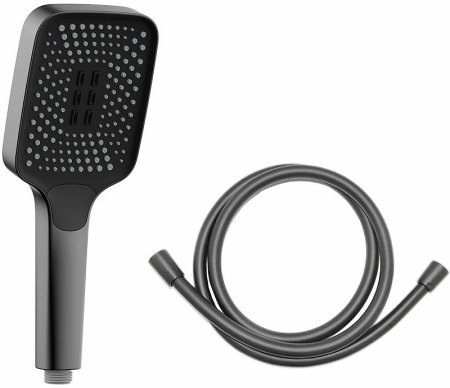 Душевая система Vincea VSFW-432T1GM с термостатом Вороненая сталь 