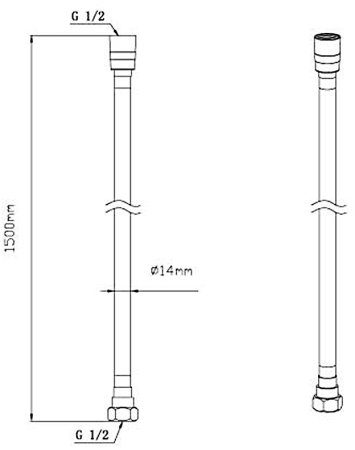 Душевая система Vincea VSFW-432T1GM с термостатом Вороненая сталь 