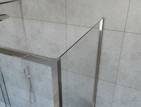 Душевой уголок Vincea Garda 170x80 VSR-1G28017CH профиль Хром стекло шиншилла 