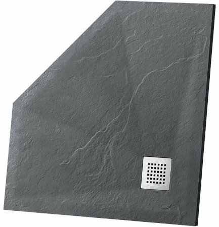 Душевой поддон из искусственного камня Vincea 90x90 VST-4SP9090A Антрацит 