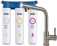 Смеситель для кухни Kaiser Teka БР13044-5 с фильтром Серебро