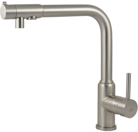 Смеситель для кухни Kaiser Teka БР13044-5 с фильтром Серебро 