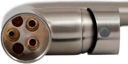 Смеситель для кухни Kaiser Teka БР13044-5 с фильтром Серебро 