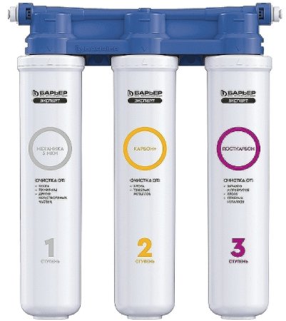 Смеситель для кухни Kaiser Teka БР13044-5 с фильтром Серебро 