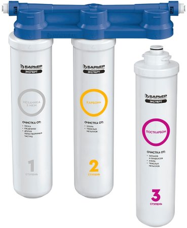 Смеситель для кухни Kaiser Teka БР13044-5 с фильтром Серебро 