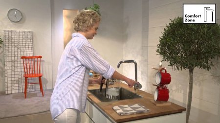 Смеситель Hansgrohe Focus M41 31822000 для кухонной мойки, хром 