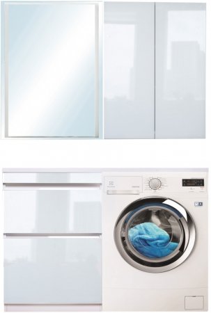 Подвесной шкаф Style Line Даймонд 60 Люкс Plus СС-00002255 Белый глянцевый 