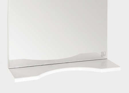 Зеркало Style Line Инга 50/С ЛС-00000392 с подсветкой Белое с механическим выключателем 