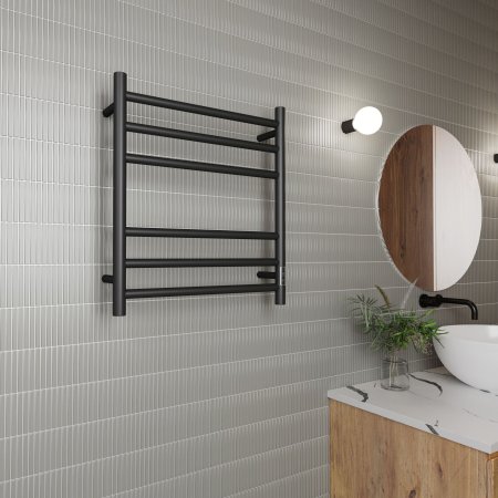 Полотенцесушитель электрический (лесенка) Bauedge Stil DB-0046, 50x60 см 