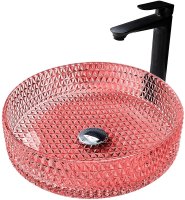 Раковина-чаша Abber Glas 40 AK2301OR Красная