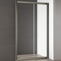 Душевая дверь в нишу Cezares Giubileo-BF-1 прозрачное стекло, бронза