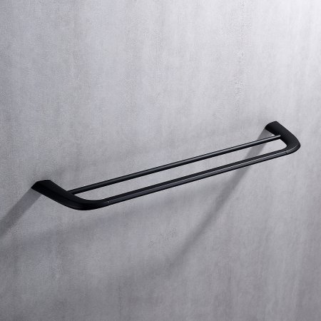 Полотенцедержатель Abber Nord AA1553B двойной Черный матовый 