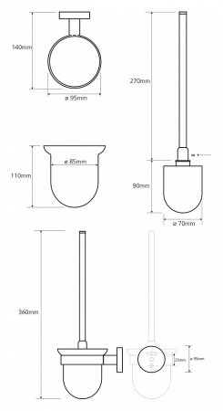 Ершик Bemeta Omega 104113012 