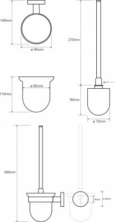 Ершик Bemeta Omega 104113012 