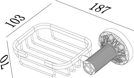 Мыльница Zorg Antic A 35 BR 