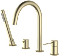 Смеситель на борт ванны TIMO Saona 2320/17Y, матовое золото