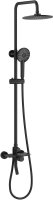 Душевая система WONZON & WOGHAND, Черный матовый (WW-N3S962-MB)