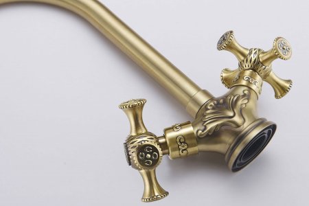 Смеситель Zorg Antic A 6002K-BR для кухонной мойки 