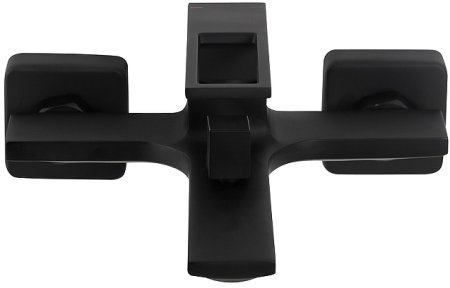 Смеситель для ванны BelBagno Luce LUC-VAS-NERO Черный матовый 