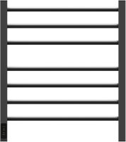 Полотенцесушитель электрический Point Веста PN70756GR П7 500x600, диммер слева, графит премиум