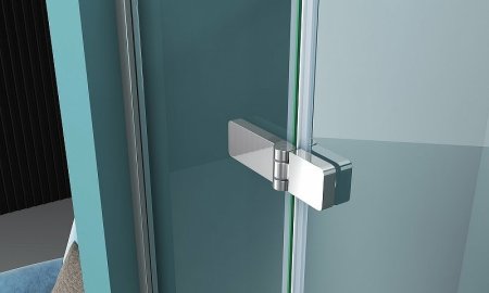 Душевая дверь BelBagno Kraft 120 KRAFT-B-12-60/60-C-Cr-L профиль Хром стекло прозрачное 