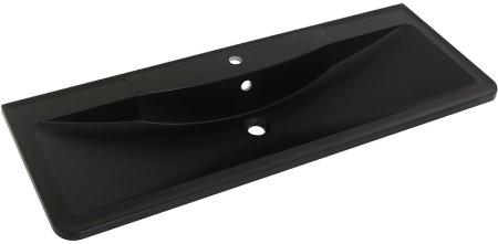 Раковина BelBagno 120 BB1200/455-LV-ART-ALR-NERO Черная матовая 