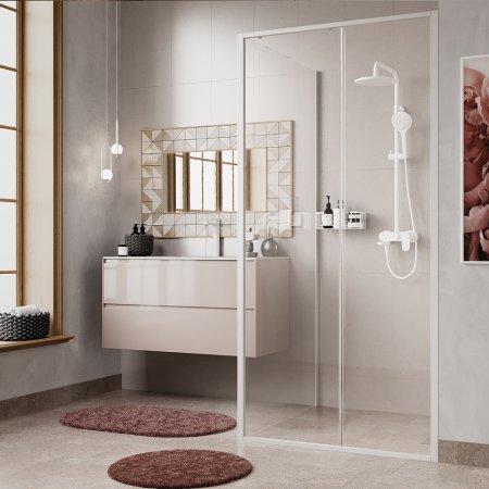 Душевой уголок WasserKRAFT Rhin 44S19 100 см, белый 